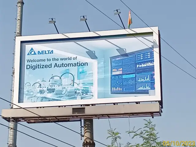 Delta Electronics digitised-automation billboard