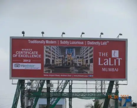 The Lalit Mumbai flyover hoarding, Santacruz